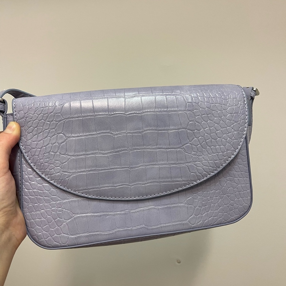 Mango purple bag was dressed just once like new